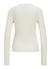 JXCARA COMFY CABLE CREW NECK KNIT vanilla ice