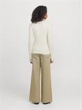 JXCARA COMFY CABLE CREW NECK KNIT vanilla ice