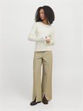 JXCARA COMFY CABLE CREW NECK KNIT vanilla ice