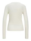 JXCARA COMFY CABLE CREW NECK KNIT vanilla ice