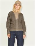JXELIZA TWIST CARDIGAN KNIT brindle
