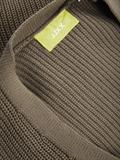 JXELIZA TWIST CARDIGAN KNIT brindle