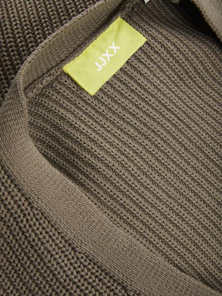 JXELIZA TWIST CARDIGAN KNIT brindle