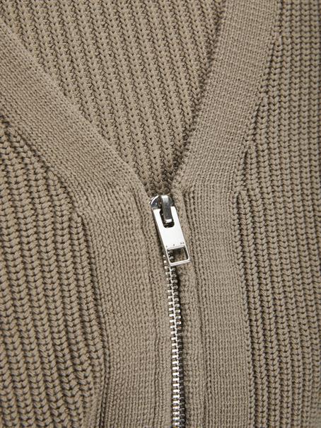 JXELIZA TWIST CARDIGAN KNIT brindle