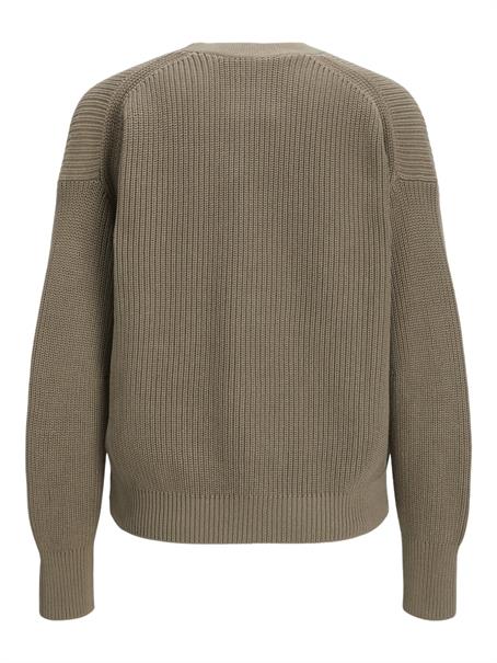 JXELIZA TWIST CARDIGAN KNIT brindle