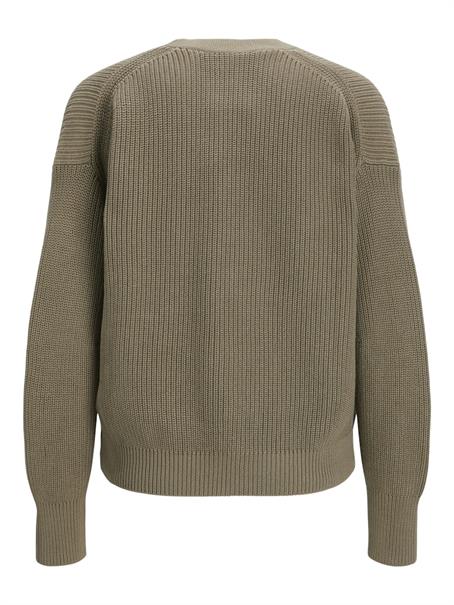 JXELIZA TWIST CARDIGAN KNIT brindle