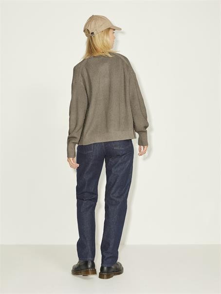 JXELIZA TWIST CARDIGAN KNIT brindle
