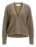 JXELIZA TWIST CARDIGAN KNIT brindle