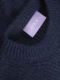 JXEMBER FLUFFY CREW NECK KNIT navy blazer