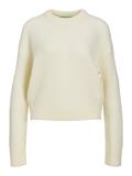 JXEMBER FLUFFY CREW NECK KNIT vanilla ice