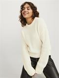 JXEMBER FLUFFY CREW NECK KNIT vanilla ice