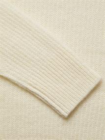 JXEMBER FLUFFY CREW NECK KNIT vanilla ice