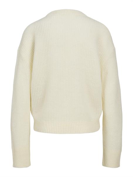 JXEMBER FLUFFY CREW NECK KNIT vanilla ice