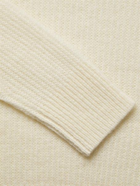 JXEMBER FLUFFY CREW NECK KNIT vanilla ice