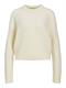 JXEMBER FLUFFY CREW NECK KNIT vanilla ice