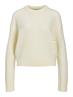 JXEMBER FLUFFY CREW NECK KNIT vanilla ice