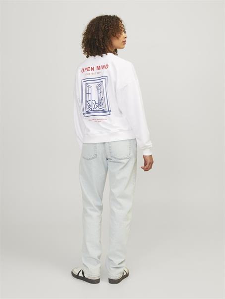 JXENYA RLX SHORT LS CREW SWT bright white