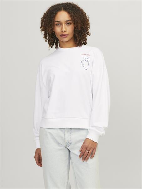 JXENYA RLX SHORT LS CREW SWT bright white