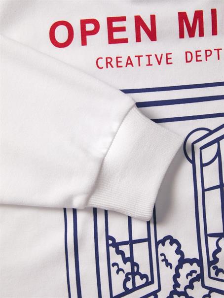 JXENYA RLX SHORT LS CREW SWT bright white