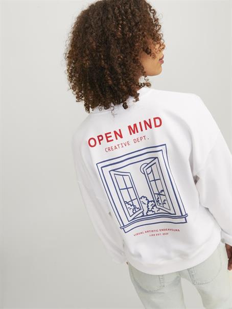 JXENYA RLX SHORT LS CREW SWT bright white