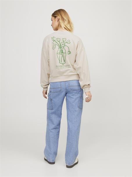 JXENYA RLX SHORT LS CREW SWT moonbeam