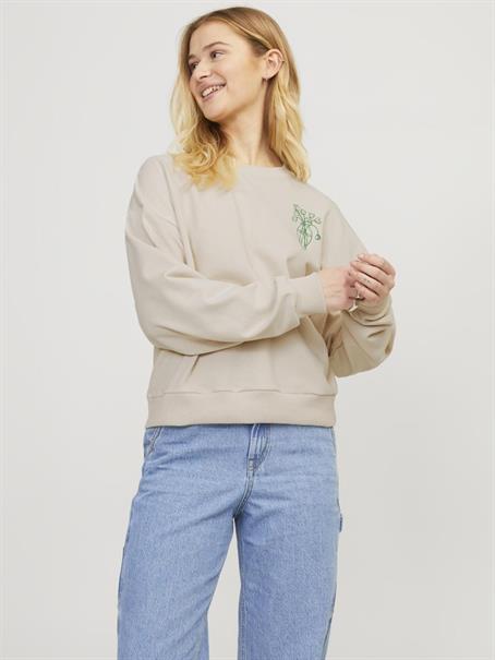 JXENYA RLX SHORT LS CREW SWT moonbeam