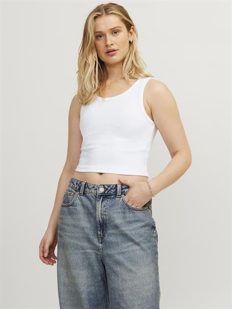 JXFALLON STR SL RIB TOP JRS NOOS bright white