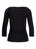 JXFIFI STR 3/4 BOATNECK TOP JRS NOOS black
