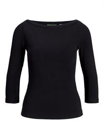 JXFIFI STR 3/4 BOATNECK TOP JRS NOOS black