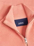 JXFLORENCE TWIST HALF ZIP VEST KNIT SN coral haze