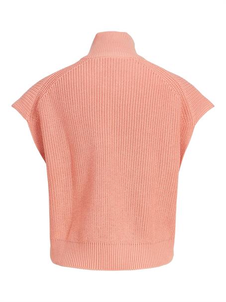 JXFLORENCE TWIST HALF ZIP VEST KNIT SN coral haze