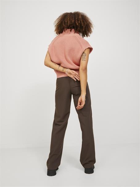 JXFLORENCE TWIST HALF ZIP VEST KNIT SN coral haze