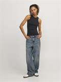 JXFOREST STR SL WASH RIB TOP JRS SN black