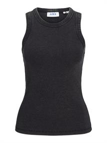 JXFOREST STR SL WASH RIB TOP JRS SN black