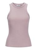 JXFOREST STR SL WASH RIB TOP JRS SN mauve shadows