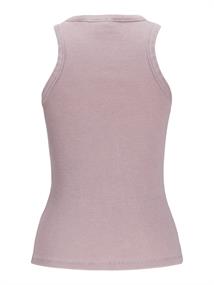 JXFOREST STR SL WASH RIB TOP JRS SN mauve shadows