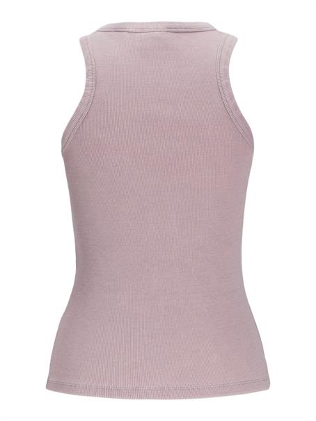JXFOREST STR SL WASH RIB TOP JRS SN mauve shadows