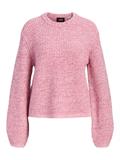 JXGLORIA GLOBAL CREW NECK KNIT pink nectar