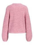 JXGLORIA GLOBAL CREW NECK KNIT pink nectar