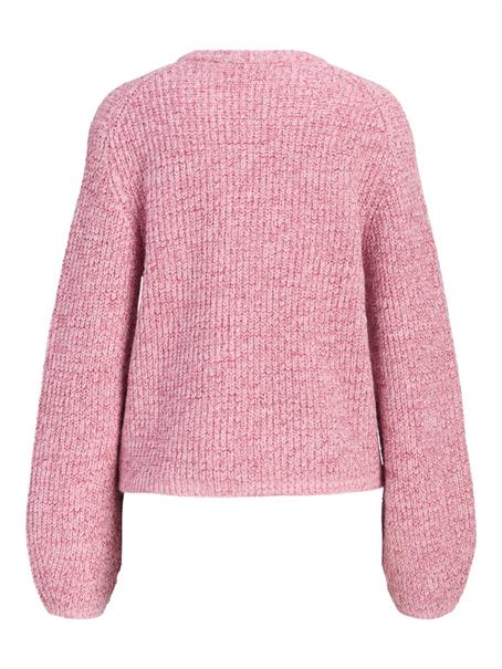 JXGLORIA GLOBAL CREW NECK KNIT pink nectar
