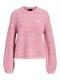 JXGLORIA GLOBAL CREW NECK KNIT pink nectar