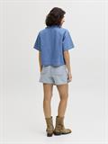 JXGRETA HW DENIM SKORT DNM LN light blue denim