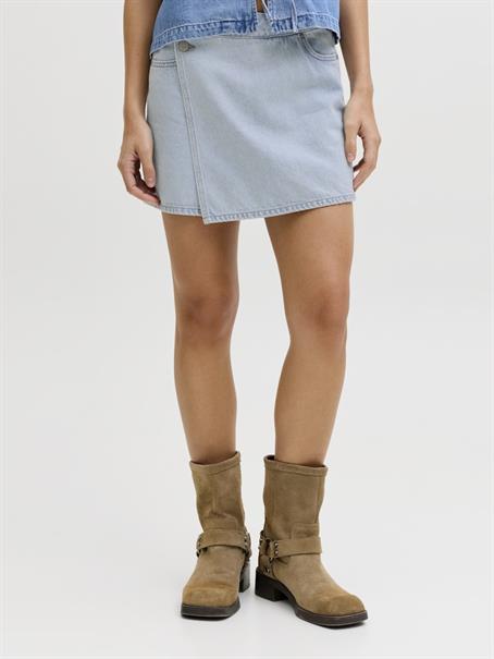 JXGRETA HW DENIM SKORT DNM LN light blue denim