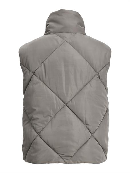 JXHYPE SHORT QUILTED VEST OTW morel