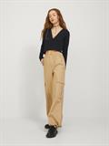 JXISABEL SOFT CROP CARDIGAN KNIT black