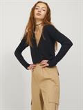JXISABEL SOFT CROP CARDIGAN KNIT black