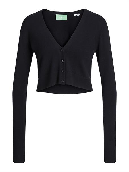 JXISABEL SOFT CROP CARDIGAN KNIT black