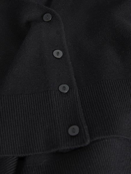 JXISABEL SOFT CROP CARDIGAN KNIT black