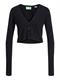 JXISABEL SOFT CROP CARDIGAN KNIT black