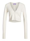 JXISABEL SOFT CROP CARDIGAN KNIT snow white